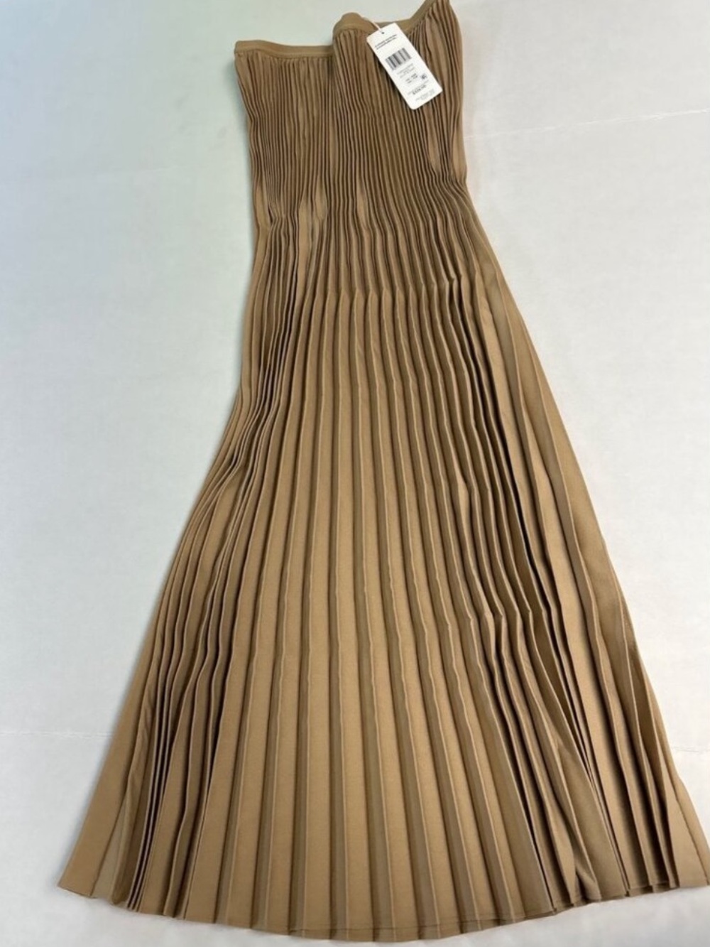 EILEEN FISHER Pleated Wool-Silk Midi Skirt - Picture 2 of 5